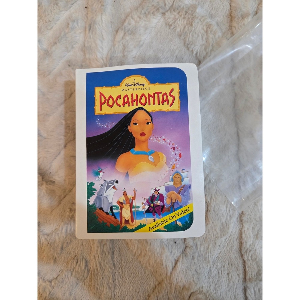 Vintage 1995 Disney Pocahontas McDonald's Happy Meal Toy VHS Case Figure Meeko
